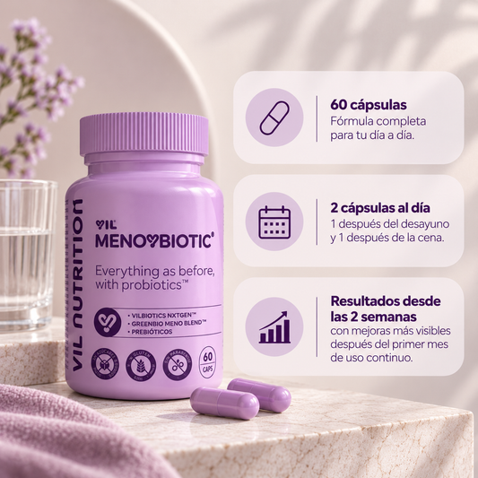 MenoYBiotic | Cápsulas Naturales para el Bienestar en la Menopausia