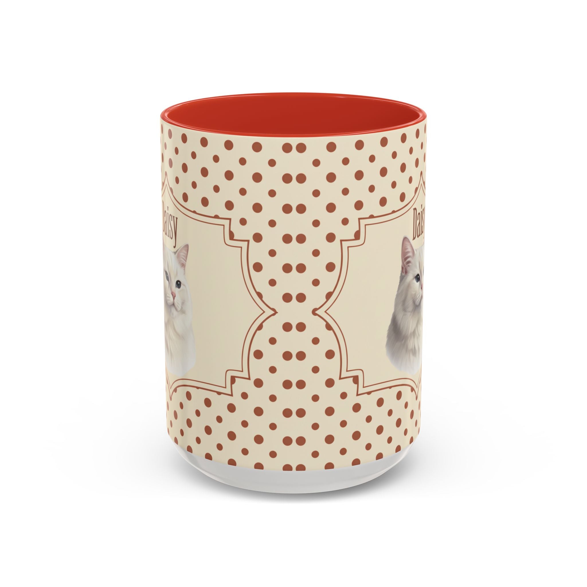 Personalized Pet Portrait Mug — Custom Pet Photo & Name Coffee Mug, Classic Vintage Design (11oz/15oz)