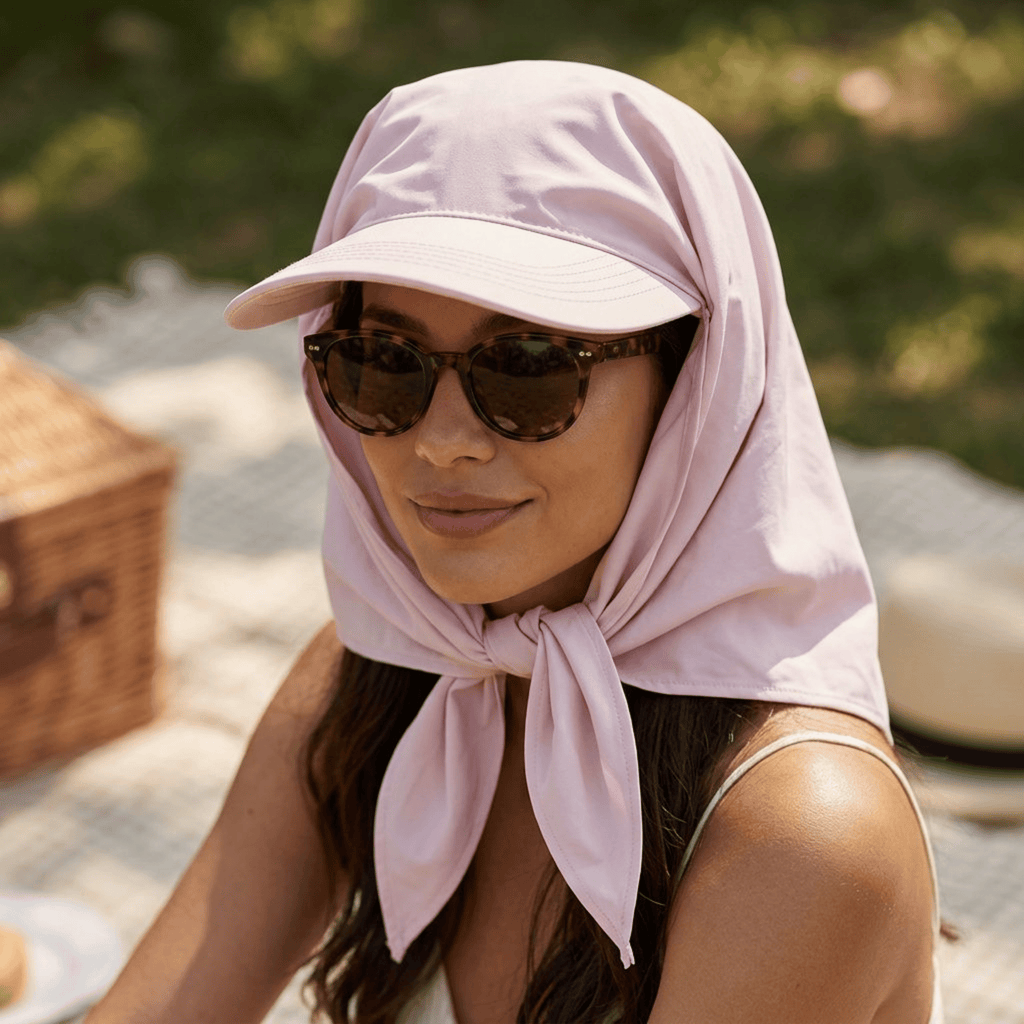 Women's Sun Protection Hat with Neck Flap – Quick Dry UV Shield Cap for Outdoor Activities