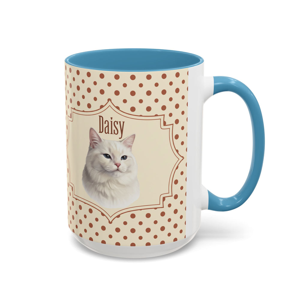 Personalized Pet Portrait Mug — Custom Pet Photo & Name Coffee Mug, Classic Vintage Design (11oz/15oz)
