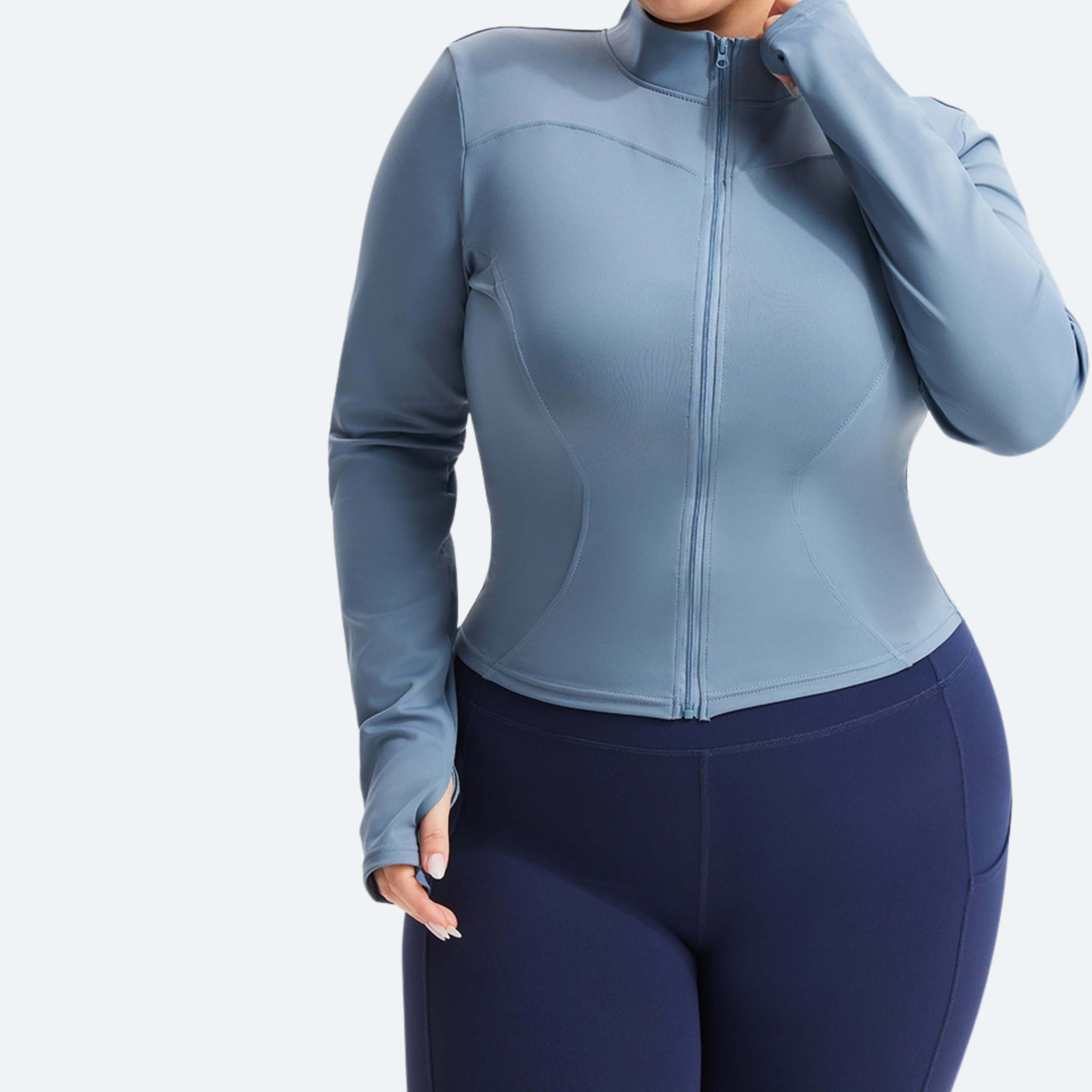 Women's UPF 50+ Sun Protection Running Jacket – Quick-Dry Stretch Athletic Hoodie with Extended Sizes