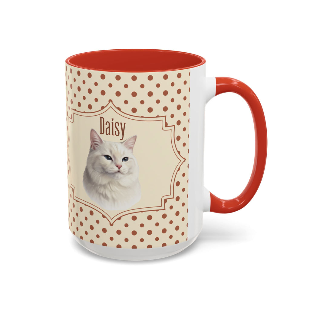 Personalized Pet Portrait Mug — Custom Pet Photo & Name Coffee Mug, Classic Vintage Design (11oz/15oz)