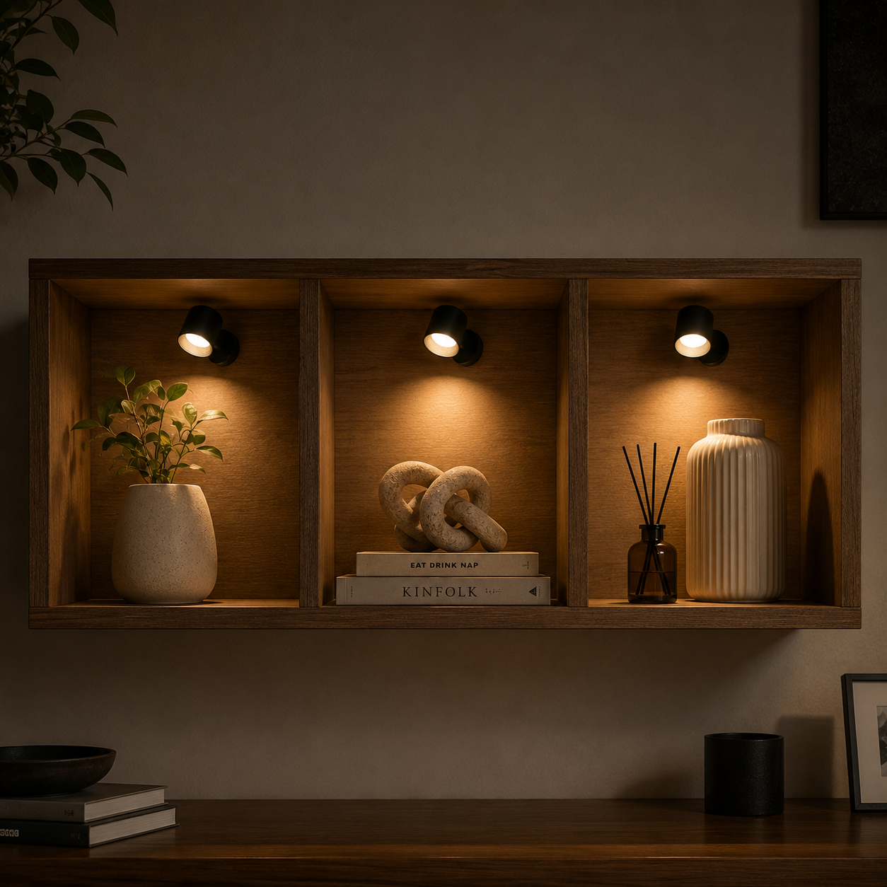 Lampara De Pared Touch Recargable